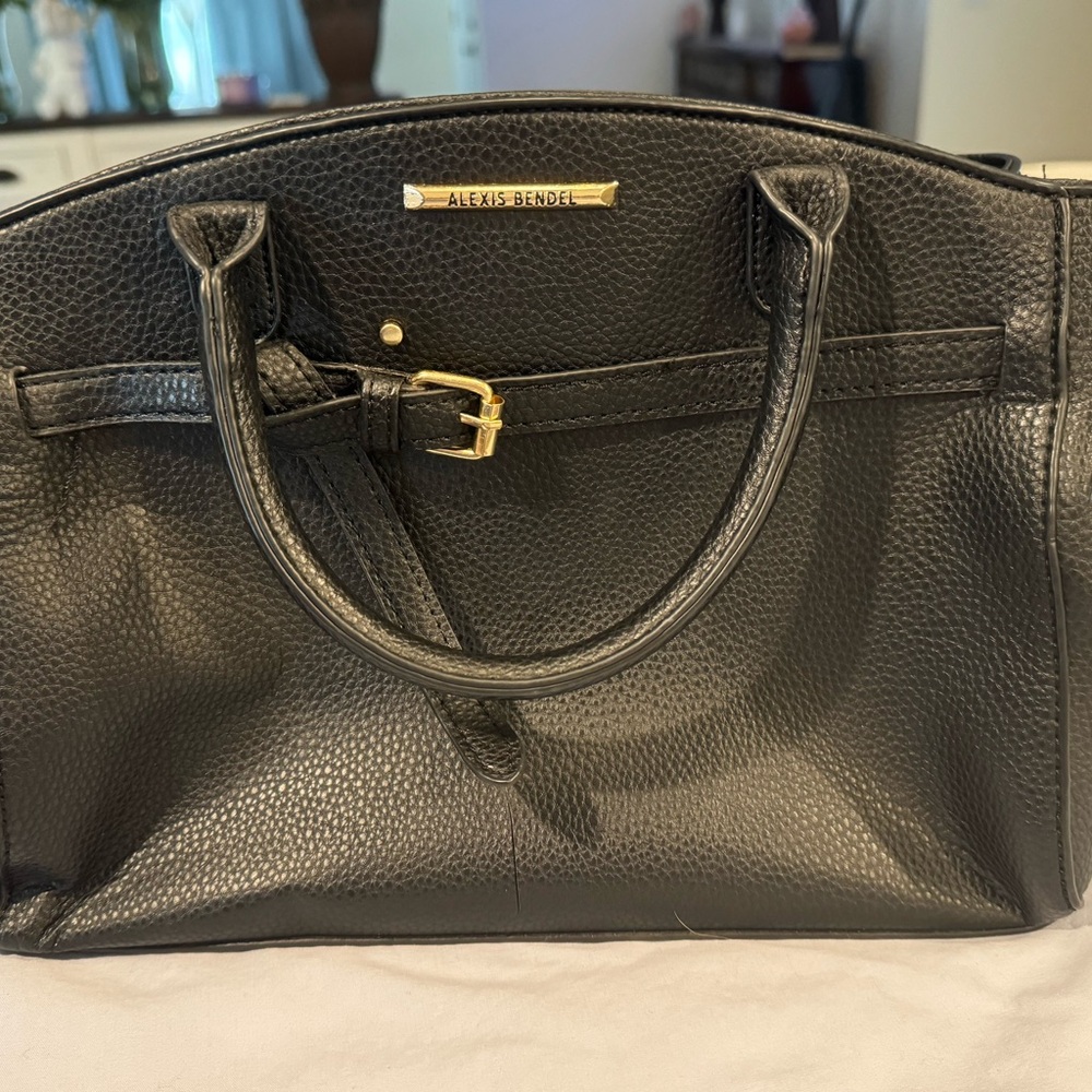 Alexis Bendel satchel/handbag/purse with removable shoulder strap